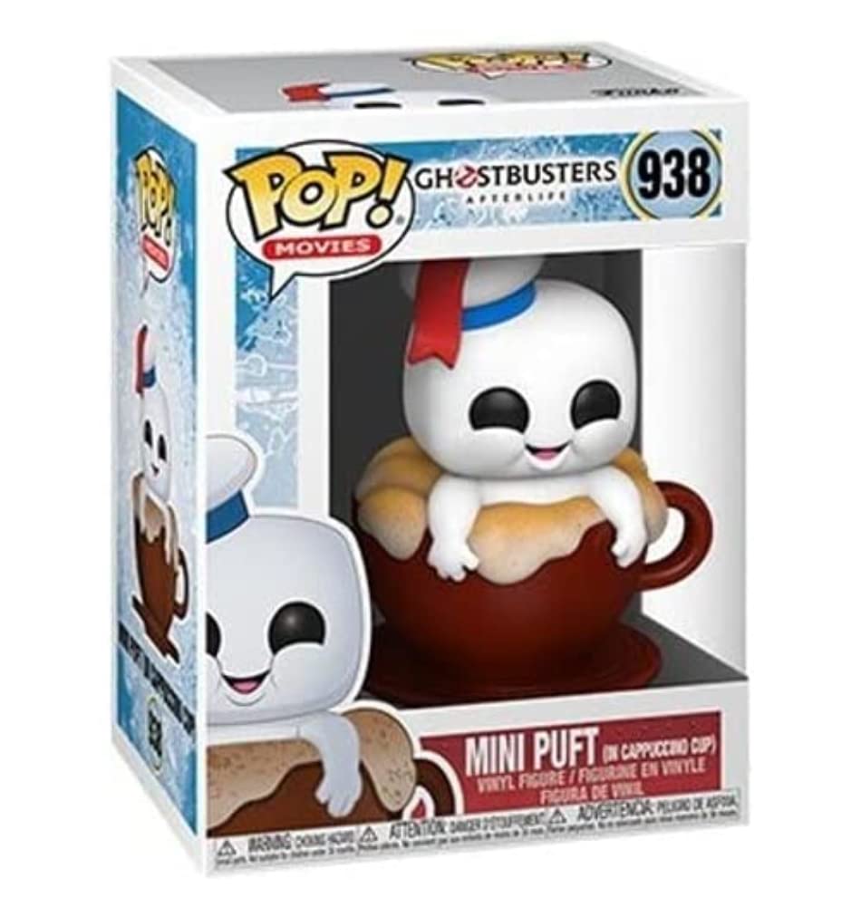 Funko Pop! Movies: Ghostbusters: After-Mini Puft In Cappuccino Cup - Collectable Vinyl Figure - Gift Idea - Official Merchandise - Toys for Kids & Adults - Movies Fans - Model Figure for Collectors