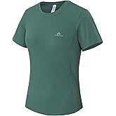 Pioneer Camp Women's Moisture Wicking Shirt Short Sleeve Athletic Top Quick Dry Crew Neck Tees Gym Yoga Running