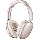 Wentronic Y02 Active Noise Cancelling Headphones,60H Battery,5 EQ Music Modes,Hi-Res Audio,Deep Bass,Foldable Wireless Over Ear Bluetooth 5.4 Headset,Breathable Leather Earpads (Starlight)