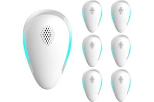 VIATIA Ultrasonic Pest Repeller, 6 Pack Pest Repellent Ultrasonic Plug in, Insect Repellent Indoor Electronic Bug Repellent Plug in for Mosquitos, Ants, Roaches, Bug, Mouse