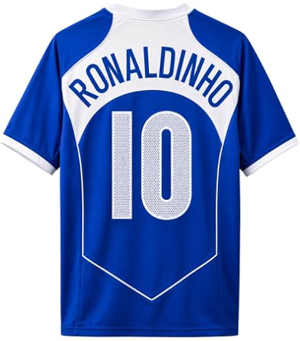 Amazon.com : Brazil Ronaldo #9 Retro Men's Soccer Jersey Fan