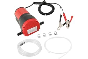 AMGSH 12V 60W Oil Change Pump Extractor, Changing Diesel Fluid Scavenge Suction Oil Transfer Pump Kit for Car, Jet Ski, Truck