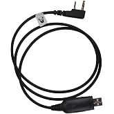 AIRSN USB Programming Cable Compatible with Ba0feng Kenwood BTECH Walkie Talkie
