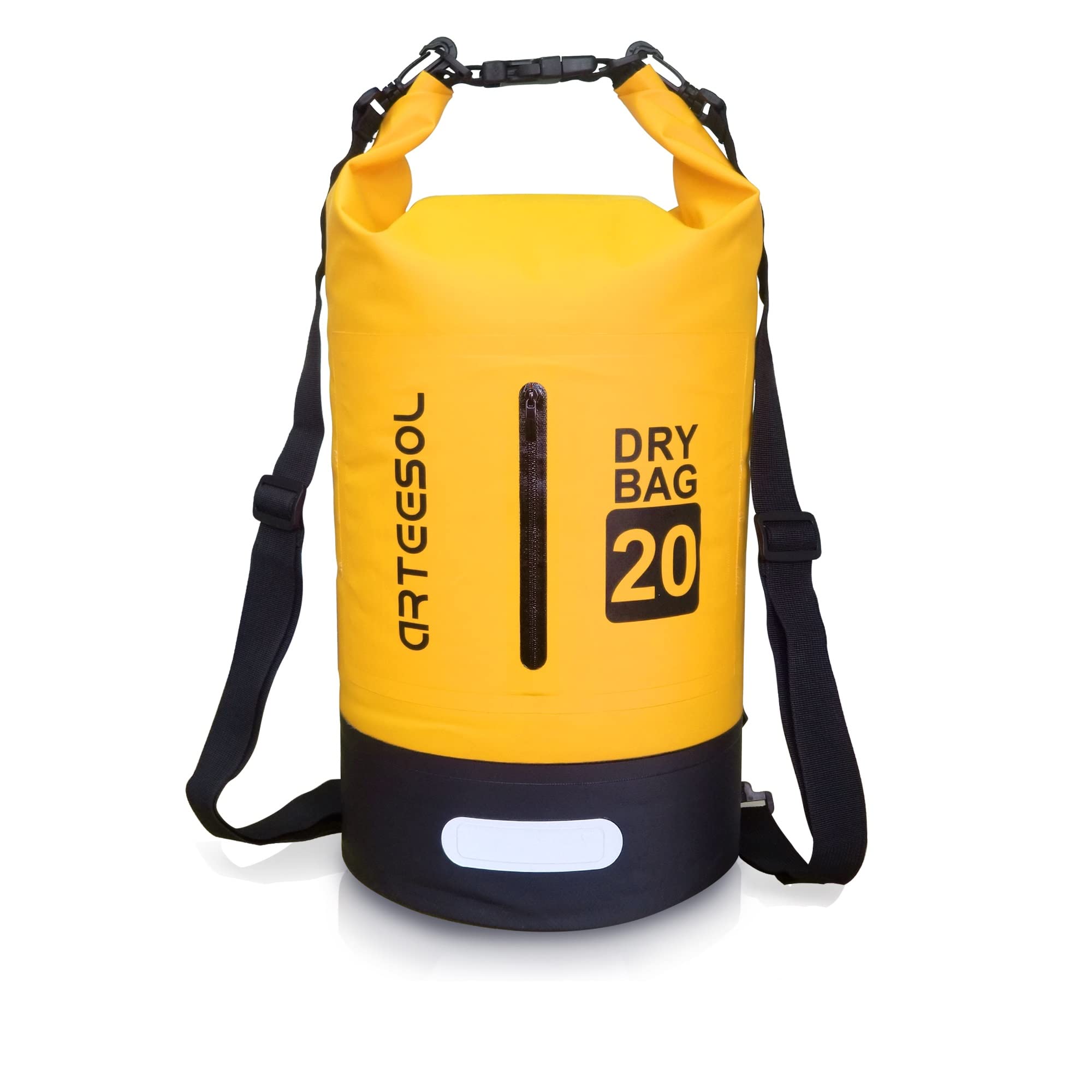 Blackace arteesol Dry Bag 5L/10L/20L/30L Wet Bag Waterproof Bag with Phone Pouch Double Shoulder Strap Backpack for Travelling Fishing Cycling Kayaking Swimming Boating Beach