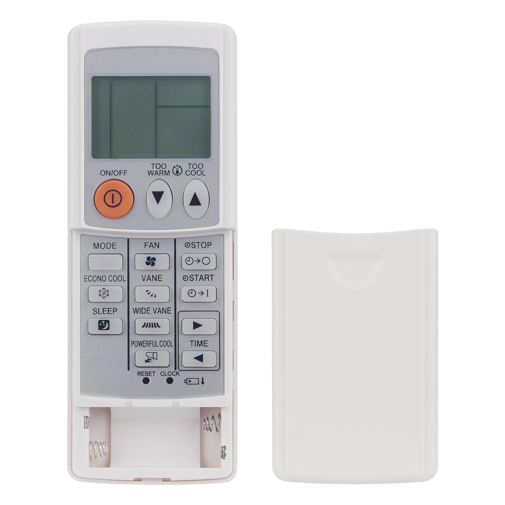 ALLIMITY Replace Remote Control fit for Mitsubishi Air Conditioner AC A/C MSZ-GA35VA MSZGA35VA KD07BS KM05B