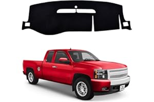 IIKSDII Dashboard Cover Mat for Chevy Chevrolet Silverado 2007 2008 2009 2010 2011 2012 2013 Accessories Dash Cover Dash Mat Sunshade Glare UV Rays Protector