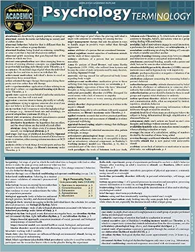 Psychology:Terminology