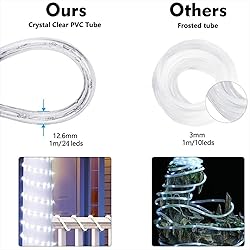 200ft LED Rope Lights Outdoor, 1440 LED Flexible