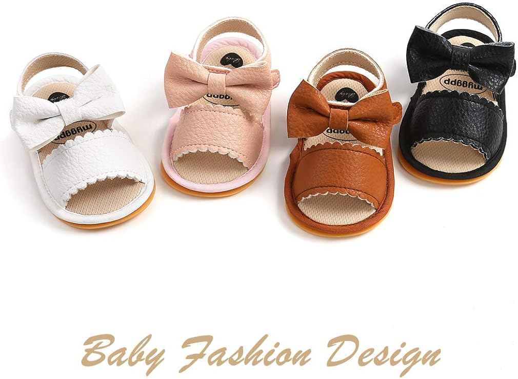  | Infant Baby Girls Sandals Anti-Slip Rubber Sole Toddler First Walker Prewalker Newborn Summer Shoes for Baby Girls | Sandals