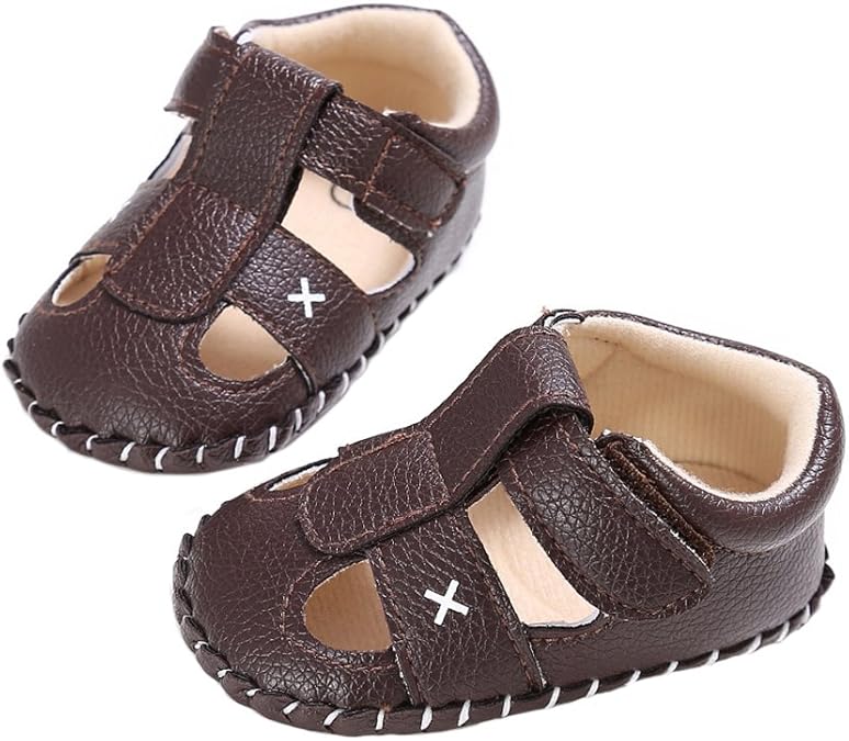 LINKEY Baby Boy ClosedToe Beach Sandals Adventure Seeker