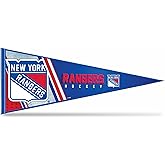 Rico Industries NHL Hockey 12" x 30" Felt Wall Décor Pennant - Great for Home/Bed Room/Man Cave Décor