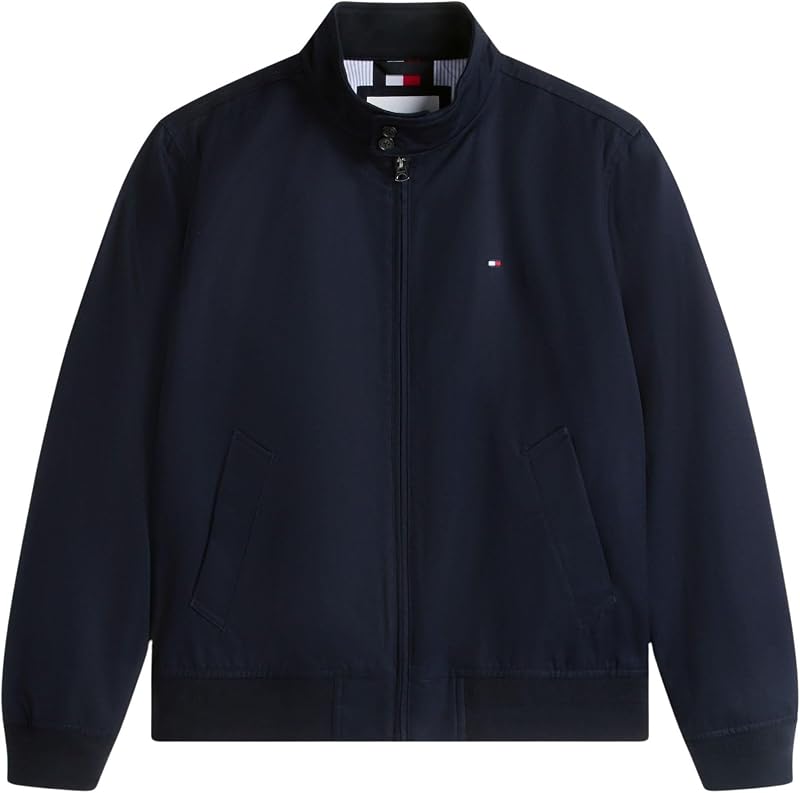 Veste classique Harrington MW0MW43468 pour homme, bleu (Desert Sky), M