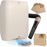 AIRTHEREAL T1 Plus Touchless Vacuum with Replaceable Dust Bags, 3 Modes | Auto Tap Manual, 6 Disposable 4.7L Dust Bags, Pull and Toss Sealed Design, HEPA Filter, 20kpa 1500W for Home, Household Owner
