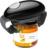 Chulovs Electric Jar Opener Black Automatic One-Touch Can Opener