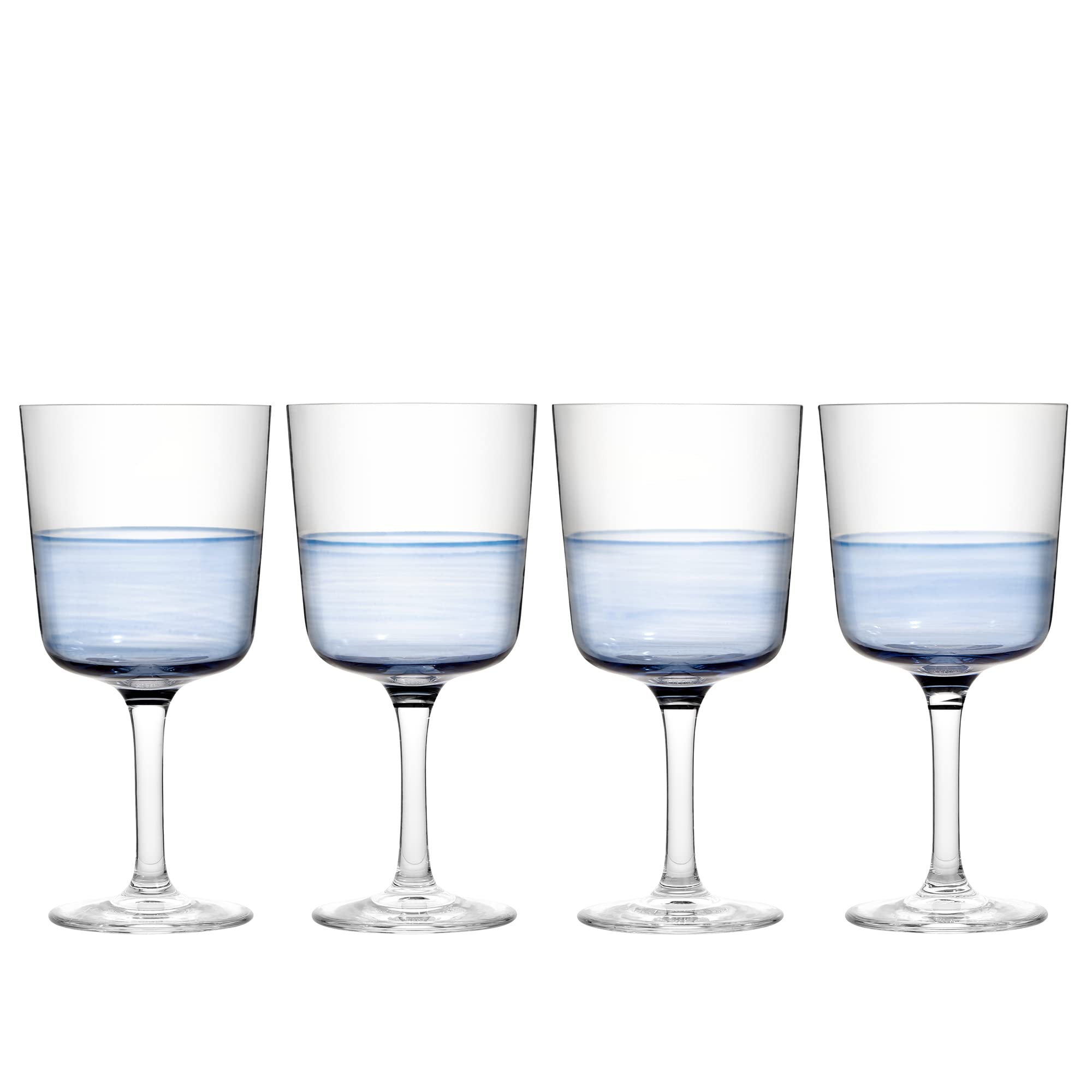 Royal Doulton 1815 Blue Wine Glass Set of 4