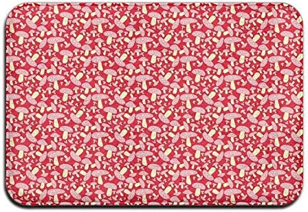 Pink Mushrooms Door Mats Outdoor Mats