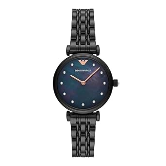 Analog Black Dial Women's Watch-AR11268