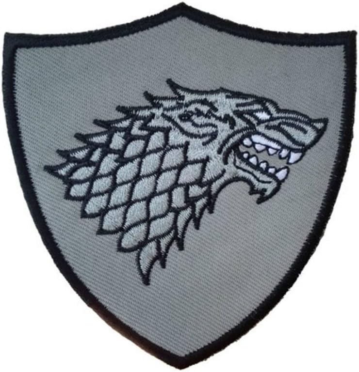 Game of Thrones House Stark Crest Shield Patch