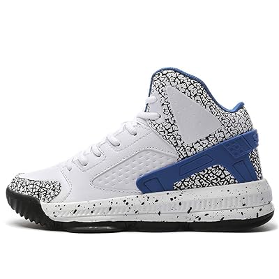 FENGDONG Basketball Shoes Men Outdoor Sneakers Basketball Shoes Sports Training Boots
