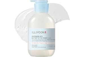 Illiyoon Ceramide Ato 6.0 Top to Toe Wash - Mild Cleanser for Baby body, 16.9 Fl Oz (500ml)