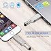 EATOP iPhone Flash Drive 128GB USB 3.0 Memory Stick with Inductive Touch Head,Lightning Connector for iPad iPod iOS PC, External Storage Memory Stick (Silver)