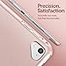 ESR Yippee Premium Trifold Case for iPad Pro 9.7, Slim Fit Smart Case with Rubberized Back Cover Auto Wake Sleep Function for Apple iPad Pro 9.7 inch 2016 Release (Rose Gold)