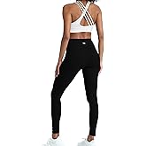 POPSUGAR 2 Piece Workout Sets for women, High Waist Leggings and Sports Bra Yoga Set Matching Gym Pilates Running Work Outfit
