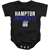 Hampton University Official Stacked Unisex Infant Snap Suit for Baby