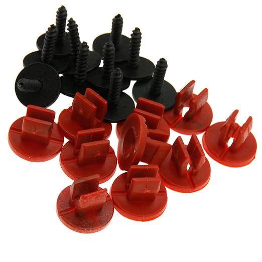 10PCS Bottom Shield Fasteners Engine Undertray Cover Clips For Ford