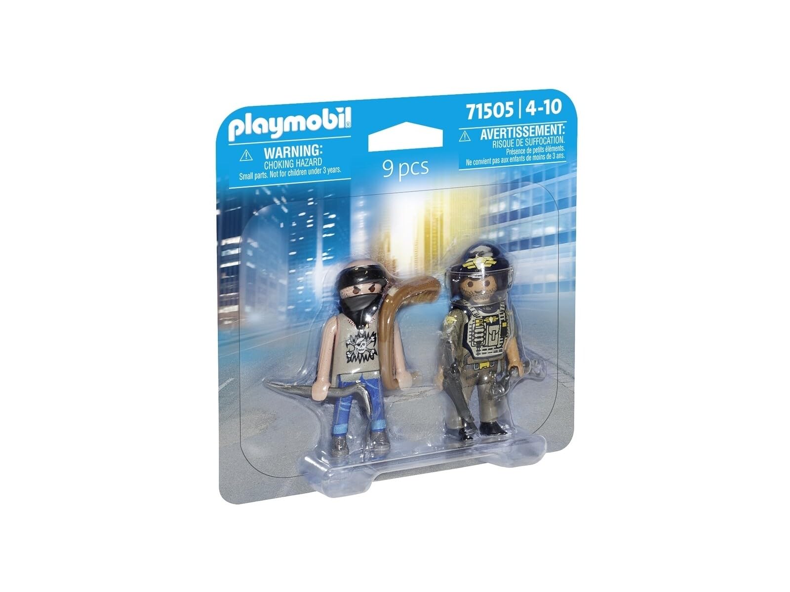 Playmobil 71505 Tactical Police with Thief DuoPack, thrilling action, rescue toy, fun imaginative role-play, playsets suitable for children ages 4+