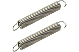 Mcredy Double Hook Extension Spring,0.4 Inch(10 mm) Diameter,Length 2.76 Inch(70 mm)