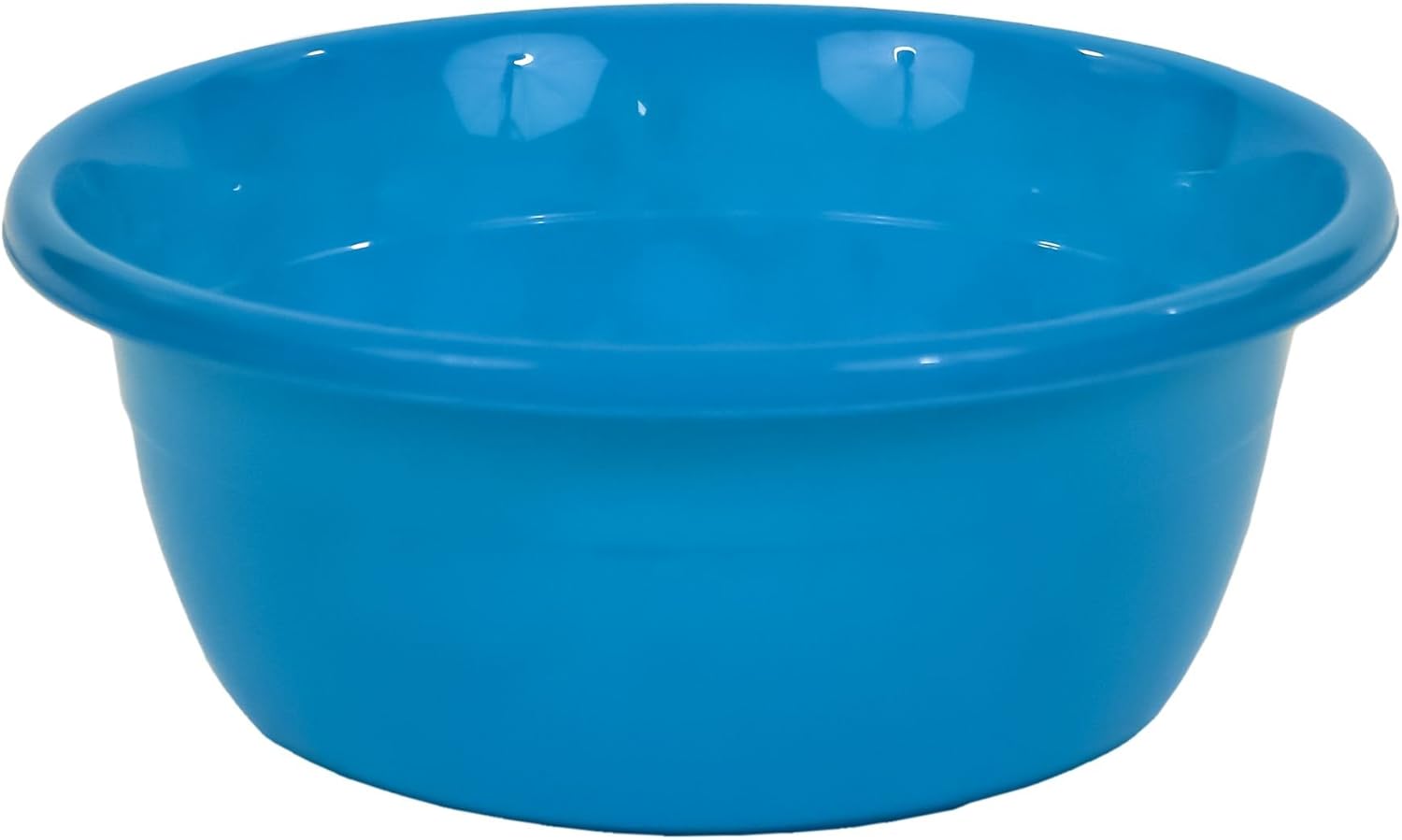 High Grade Quality 2.5 Litre Deep Blue Round Plastic Washing Up Bowl