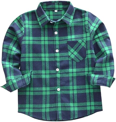 baby boy plaid flannel shirt