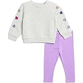 Splendid Baby Girls Dancing Hearts Long-sleeve Top and Pant Set