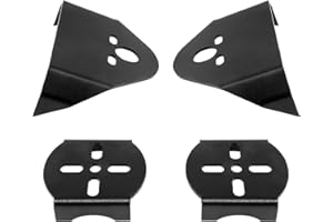 YSHAP 4pcs Weld On Rear Upper & Lower Air Bag Mounting Brackets Air Ride Suspension - Weld On Air Bags Rear Upper & Lower Air Bag Suspension Mounting Brackets