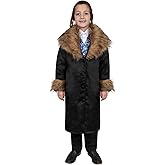 Dress Up America Rabbi Coat with Fur - Chief Rabbi Costume for Kids