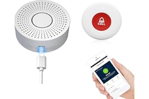 WiFi Smart Caregiver Pager Call Button Wireless Call Bell Nurse Alert System Emergency Alert Button for Elderly Patient Senio