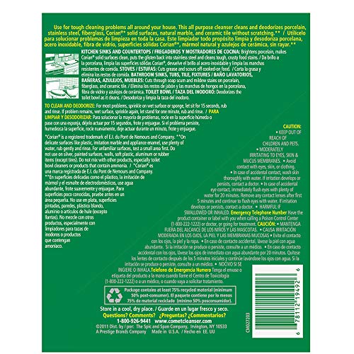 Comet Cleaner with Bleach Powder 14-Ounces | Scratch-Free | 3-Pack - //medicalbooks.filipinodoctors.org