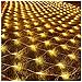 Joomer 12ft x 5ft 360 LED Christmas Net Lights,8 Modes Low Voltage Mesh Fairy String Lights for Christmas Trees, Bushes, Wedding, Garden, Outdoor Decorations (Transparent Wire)(Warm White)
