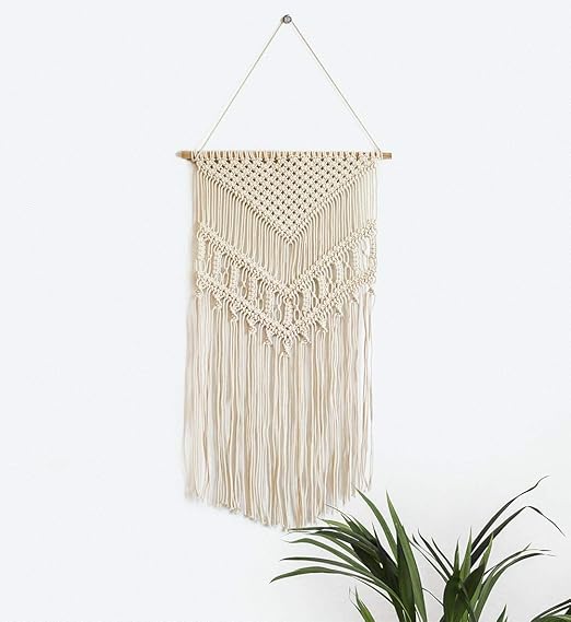 Amazon Com Ambient Salt Lamp Macrame Wall Hanging Boho Wall Art