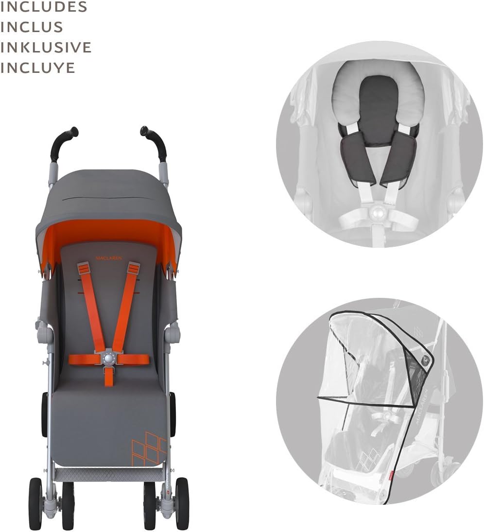 maclaren techno xt charcoal marmalade