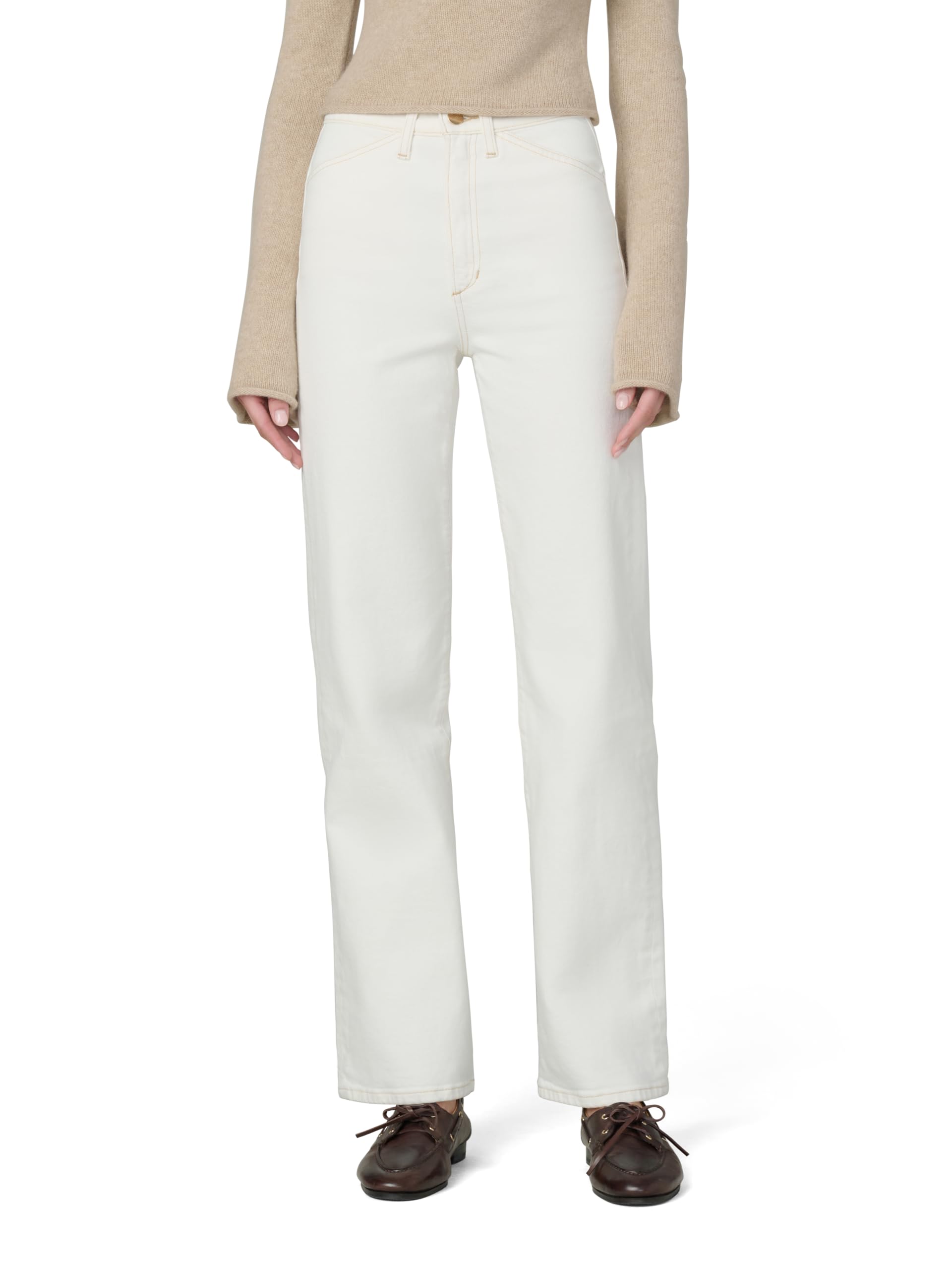 Joe’s Jeans Women’s The Margot High Rise Straight Leg Jean, Milk, 27