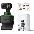 Insta360 Link Official Sticker Kit - PTZ 4K Webcam with 1/2" Sensor, AI Tracking, Gesture Control, HDR, Noise-Canceling Microphones, Specialized Modes, Webcam, Live Streaming, Zoom Certified