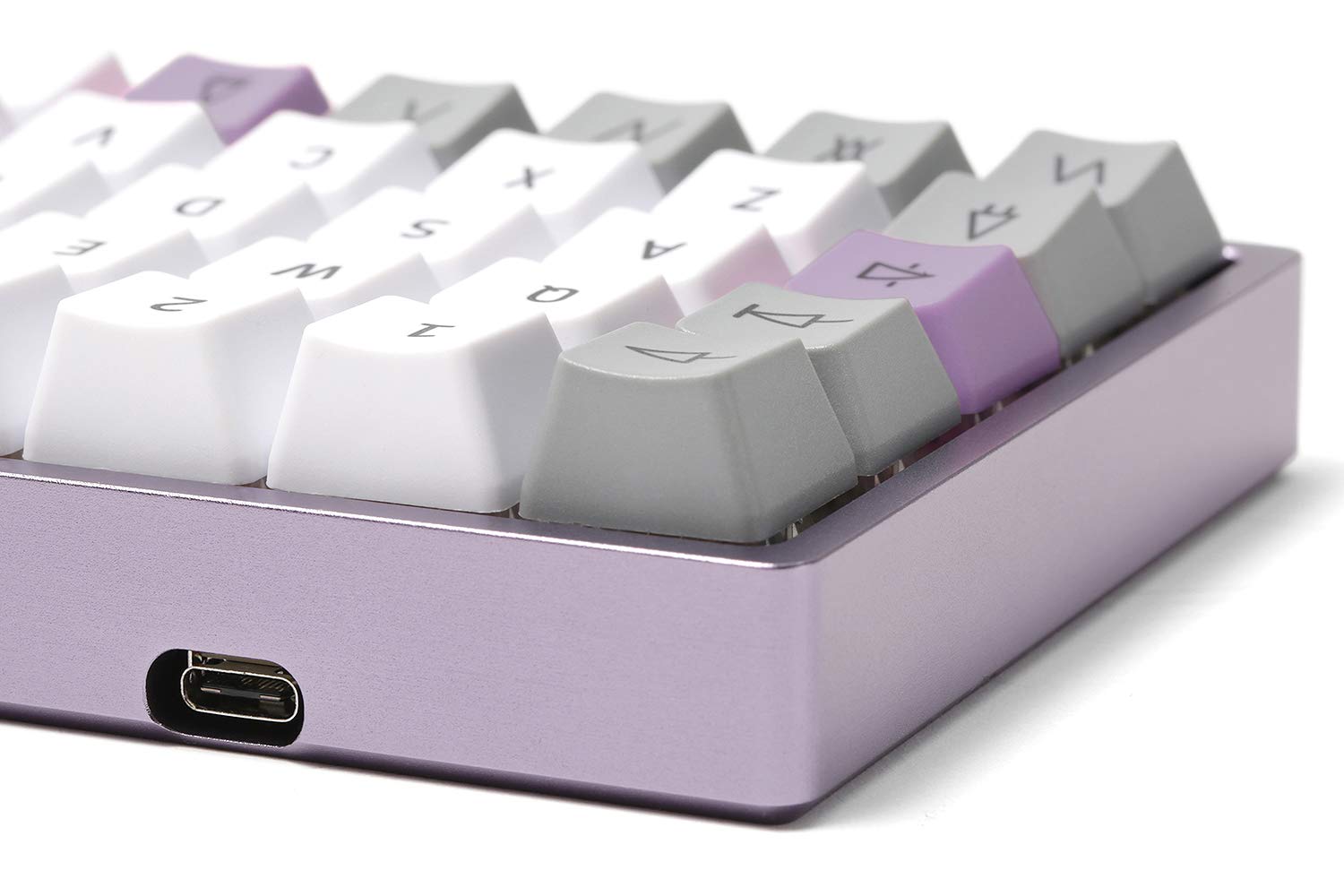 DROP + OLKB Preonic Keyboard MX Kit V3 — Compact Ortholinear Form Factor, Programmable QMK PCBA, Kaihua Hotswap Sockets, USB-C, Anodized Aluminum Case, (Purple)