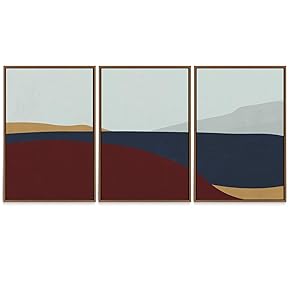 SIGNWIN 3 Piece Framed Canvas Wall Art Nordic...