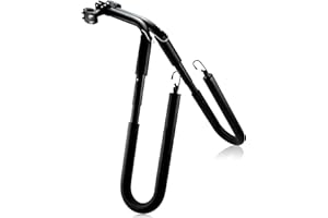 Adjustable Surfboard Bike Rack - Easy to Remove Bike Surfboard Carrier Bracket for Surfboard | Black - by Vypart