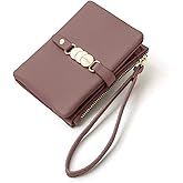 AOXONEL Womens Wallets Small Bifold Wristlet,Ladies Wallets for Card Coin,Change Purse with Wrist Strap | Small, Bifold, Wristlet, Card Coin, with Wrist Strap