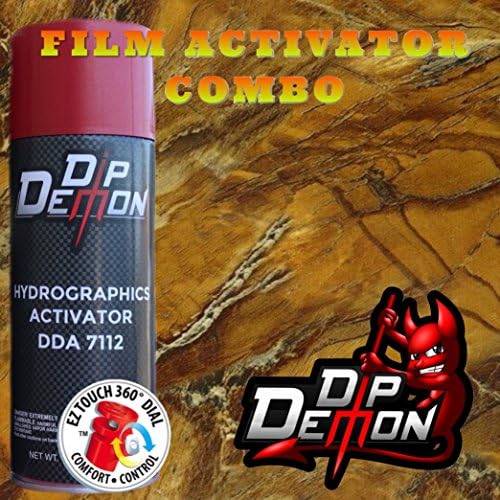 Combo Kit Marble 5 Hydrographic Water Transfer Film Activator Combo Kit Hydro Dipping Dip Demon