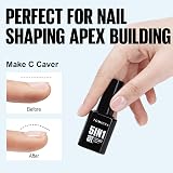TOMICCA 5-in-1 Clear Builder Gel 15ml Crystal Nail Extension Hard Gel view 6