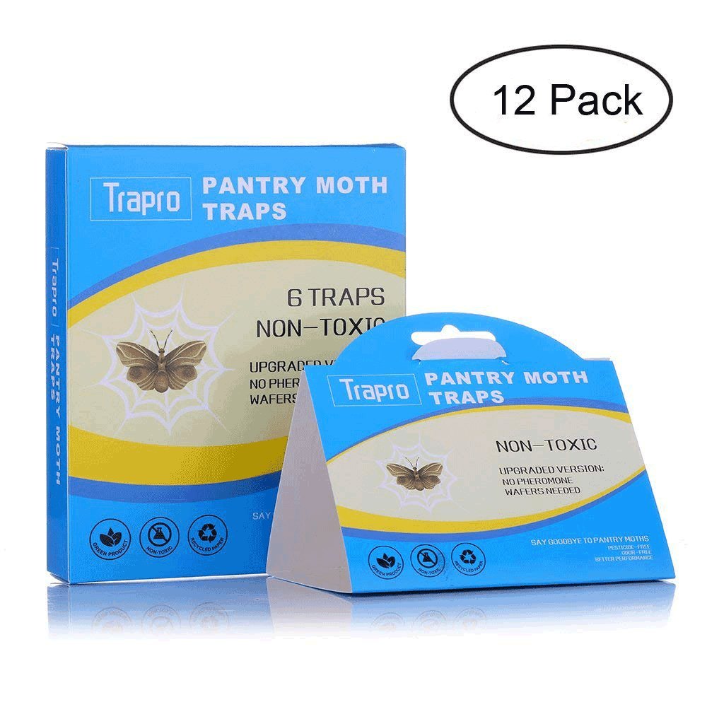 Pantry Moth Traps With Pre Baited Safe Pheromone Attractant Odor